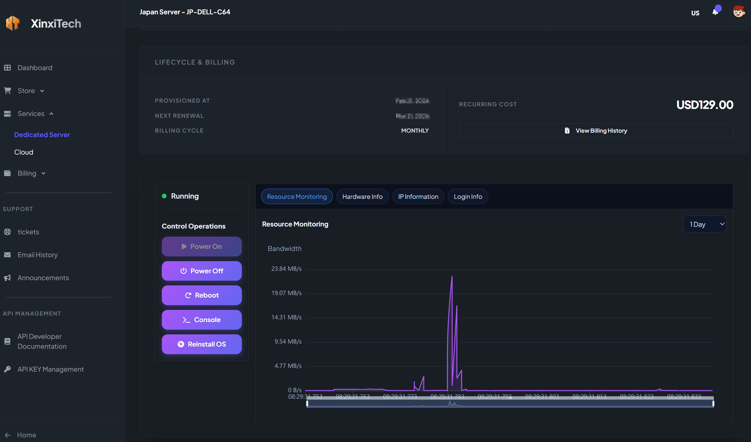 Control Panel Preview